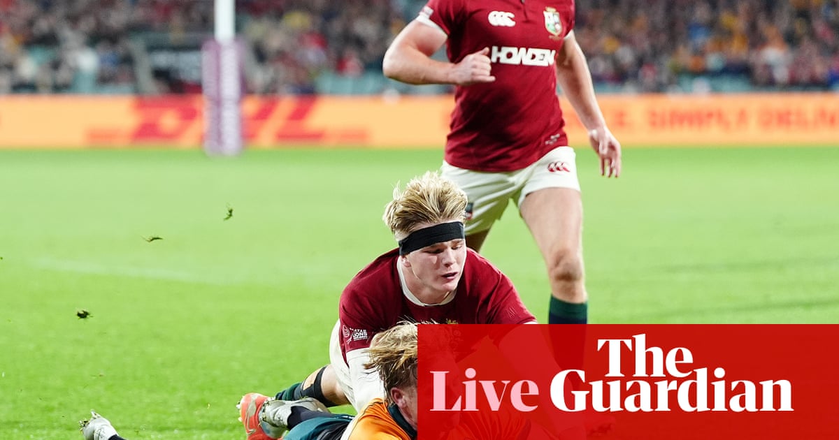 AUNZ Invitational XV 0-48 British & Irish Lions: rugby union – live | British & Irish Lions