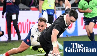 All Blacks hold off depleted France in thriller and Wales slump again in Japan | Rugby union