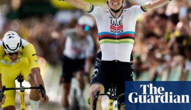 Tour de France: Pogacar takes 100th win in thrilling stage four finish but denied yellow jersey | Tour de France 2025