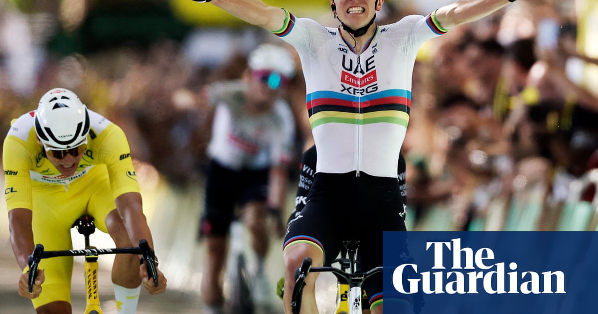 Tour de France: Pogacar takes 100th win in thrilling stage four finish but denied yellow jersey | Tour de France 2025