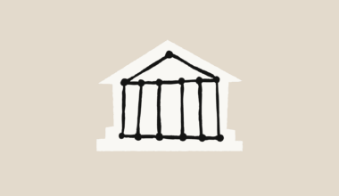 A building with a set of columns