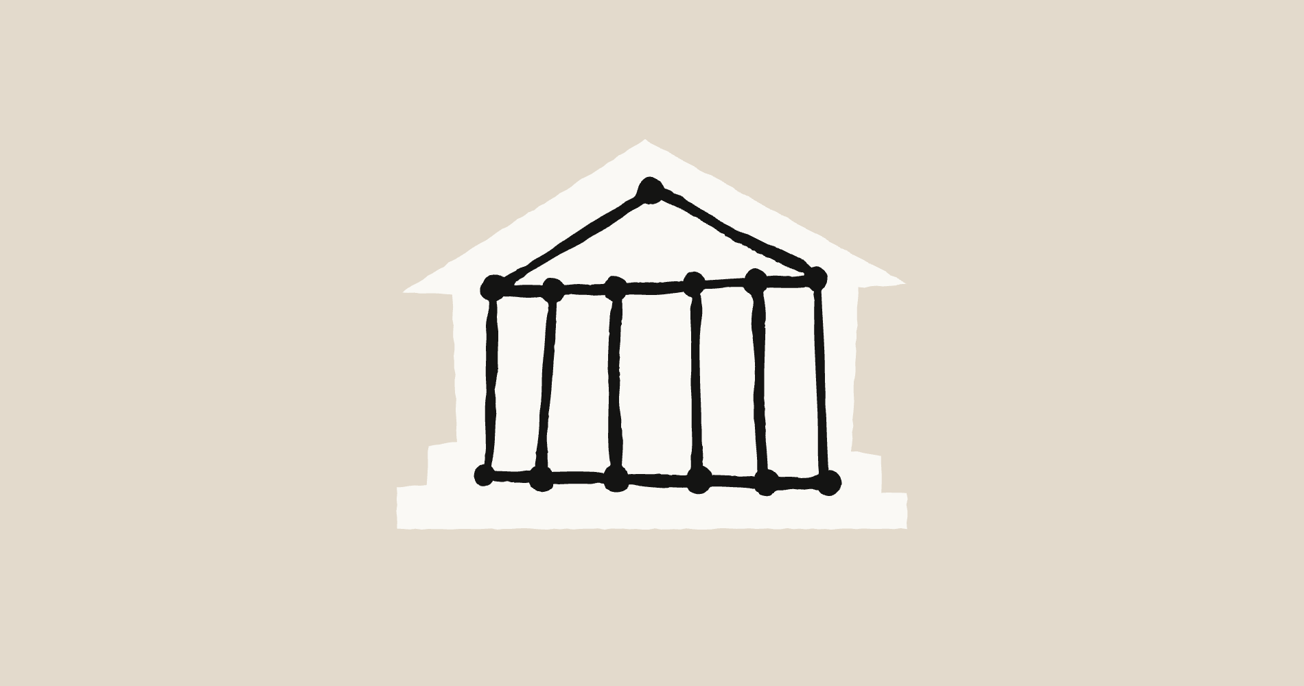 A building with a set of columns