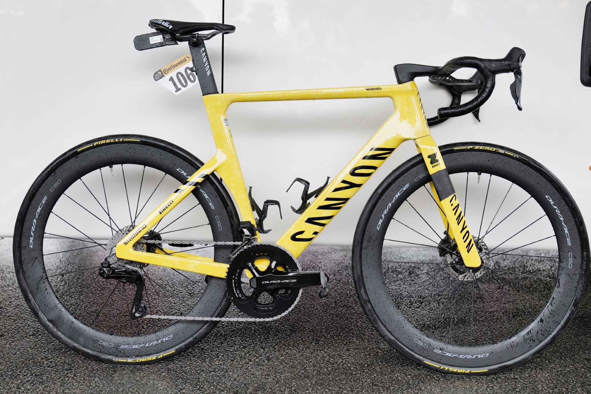 Mathieu van der Poel's Canyon Aeroad CFR