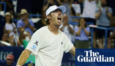 Alex de Minaur saves three match points before roaring back to win Washington title | Alex de Minaur