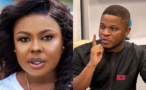 Afia Schwarzenegger and Sammy Gyamfi