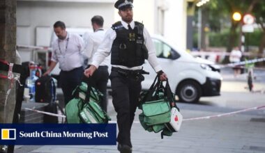 2 men stabbed to death near Tower Bridge in central London, police say