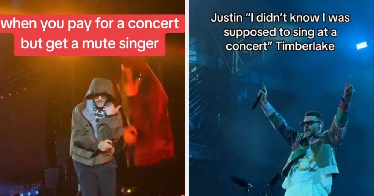 Justin Timberlake Doesn't Sing During Live Shows