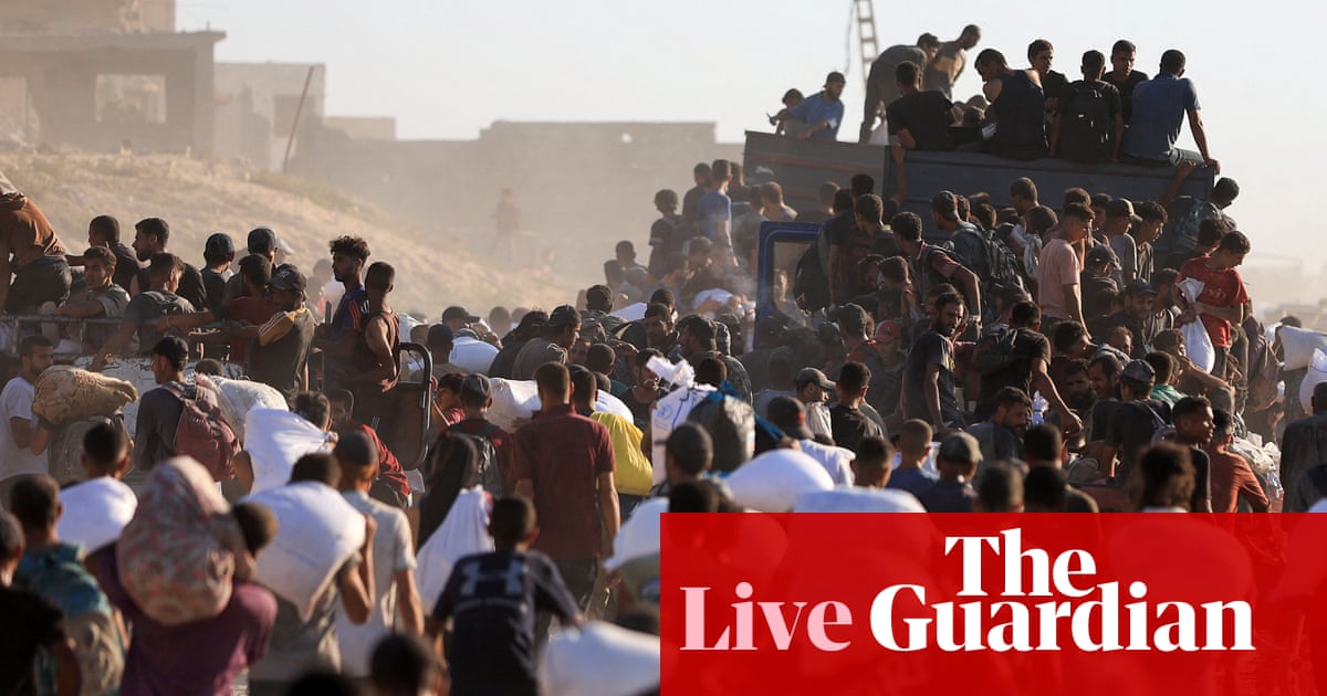 IDF gunfire kills 30 Palestinians waiting for aid, Gaza defence ministry says, as US special envoy due to visit Israel – Israel-Gaza war live | Gaza