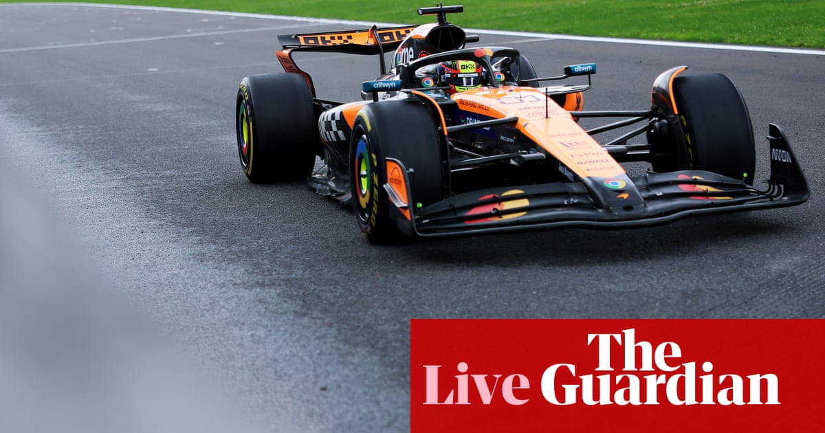 Belgian Grand Prix: Formula One updates after lengthy rain delay at Spa – live | Formula One