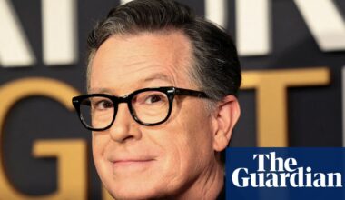 ‘I am extremely sad’: celebrities react to the end of Stephen Colbert’s Late Show | Stephen Colbert