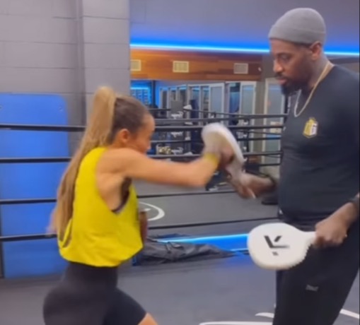 Scott is a boxing enthusiast and is often seen hitting pads with Scott