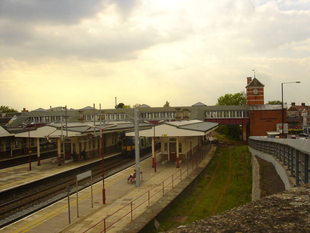 An old image of Harrow & Wealdstone station