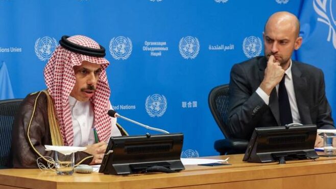 France circulates draft outcome document from UN 2-state solution conference｜Arab News Japan