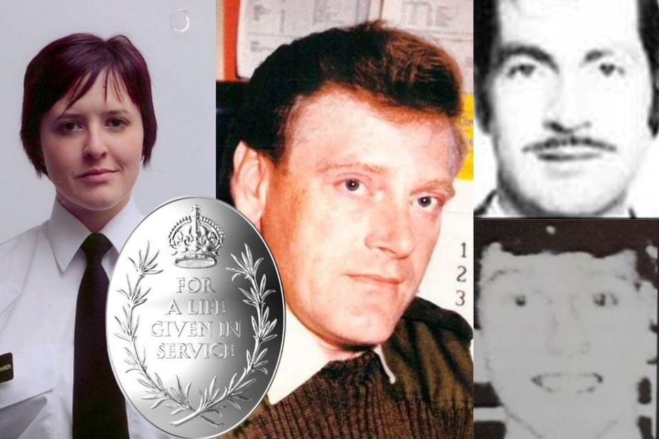 The families of 34 people from Northern Ireland who died in the line of duty are to receive national recognition with the award of an Elizabeth Emblem.