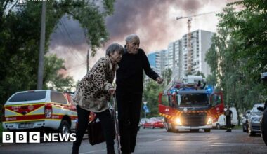 Kyiv hit by barrage of drone strikes as Putin spurns Trump's truce bid