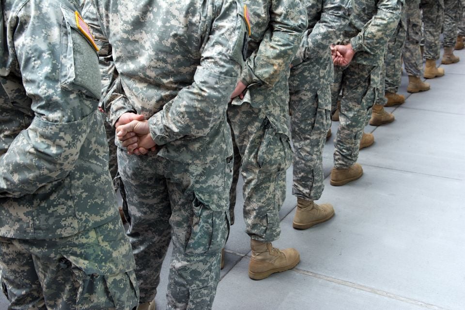 Garments made by Cooneen By Design include military uniforms (stock image)