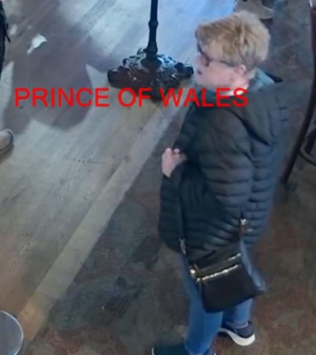 CCTV of woman