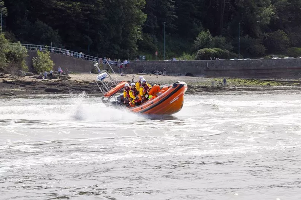Crews were dispatched to Cramond Island