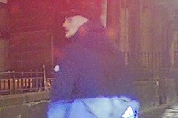 Police would like to speak to the man pictured