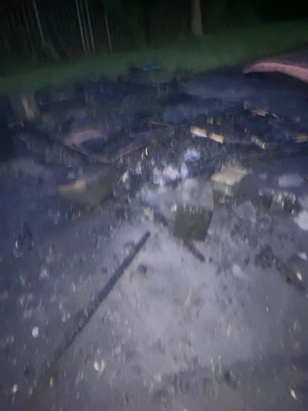 The remains of the playhouse