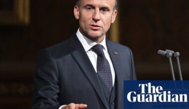 Emmanuel Macron says Europeans will ‘never abandon Ukraine’ – video | Emmanuel Macron