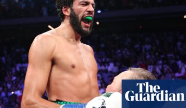 Britain’s Hamzah Sheeraz crushes Edgar Berlanga to announce 168lb arrival | Boxing