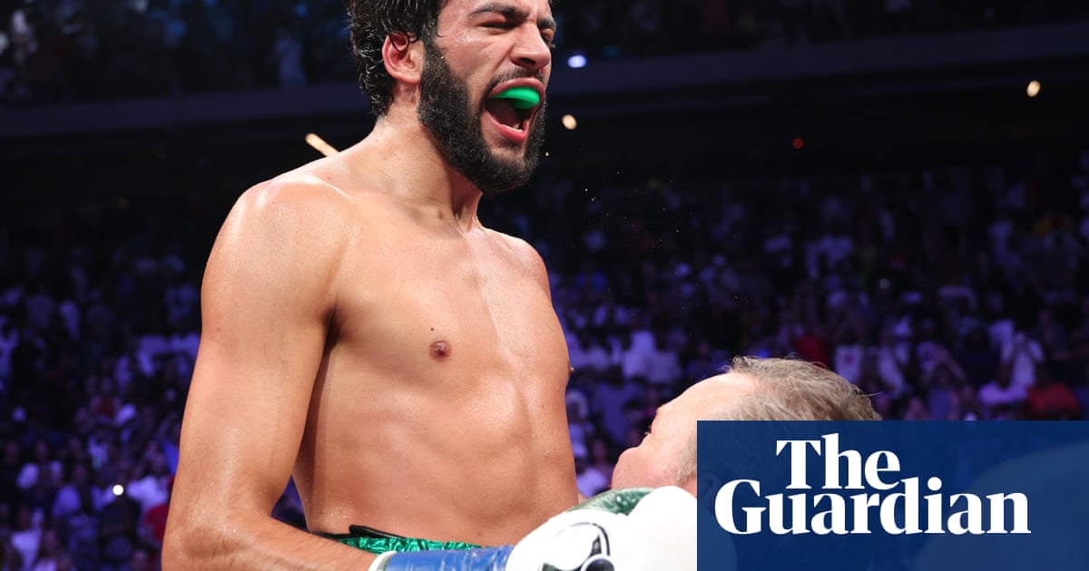 Britain’s Hamzah Sheeraz crushes Edgar Berlanga to announce 168lb arrival | Boxing