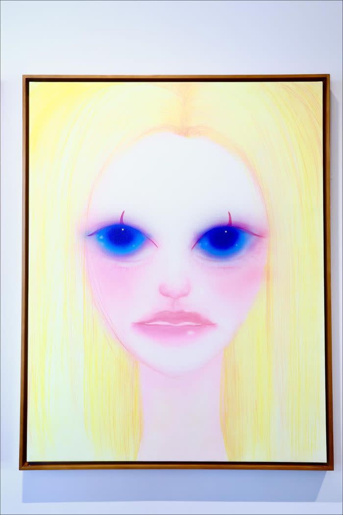 The painting called 'Barbie' is dedicated to late aunt Barbie Hsu
