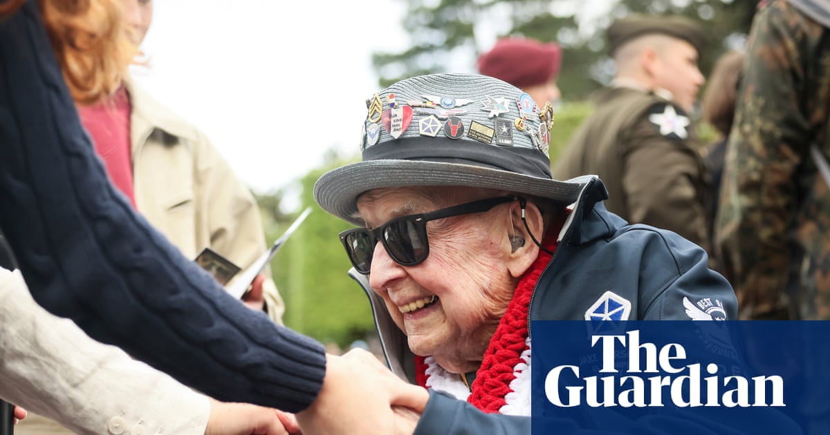 ‘Papa Jake’ Larson, D-day veteran and TikTok star, dies aged 102 | US news