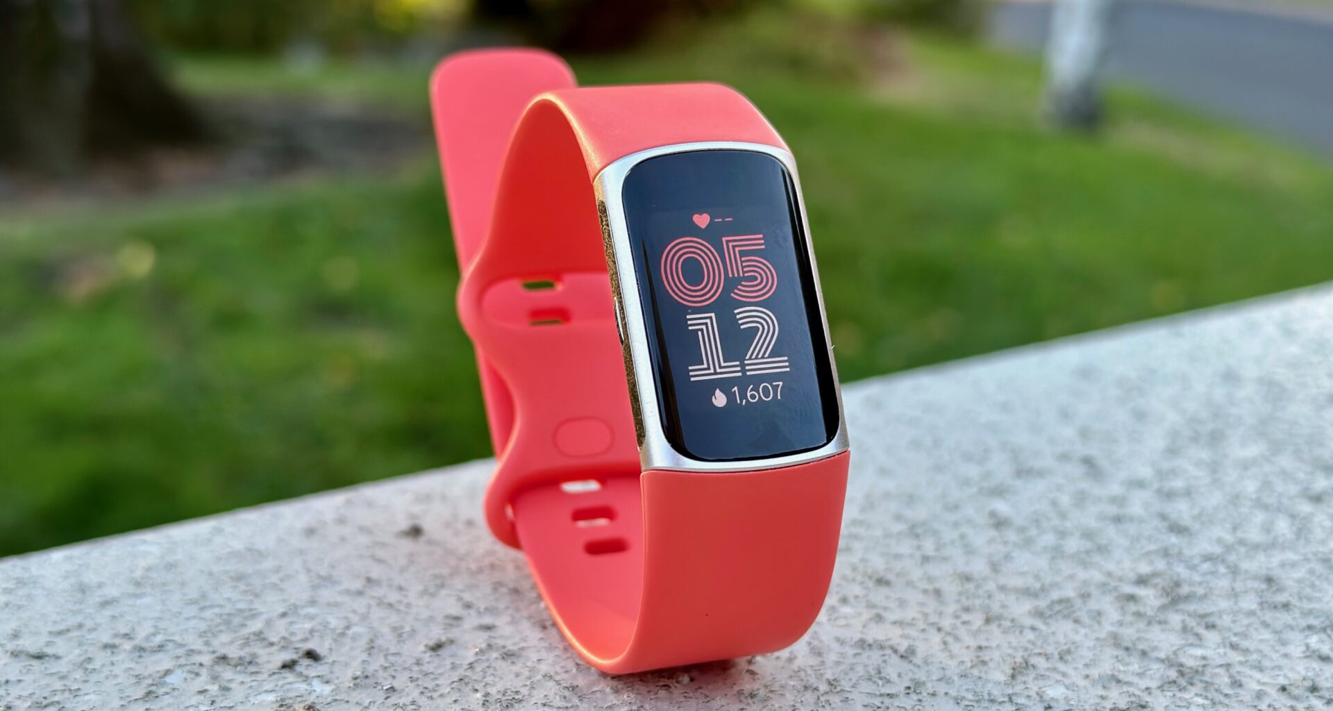 Close-up of the Fitbit Charge 6