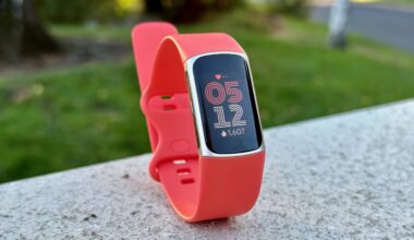 Close-up of the Fitbit Charge 6