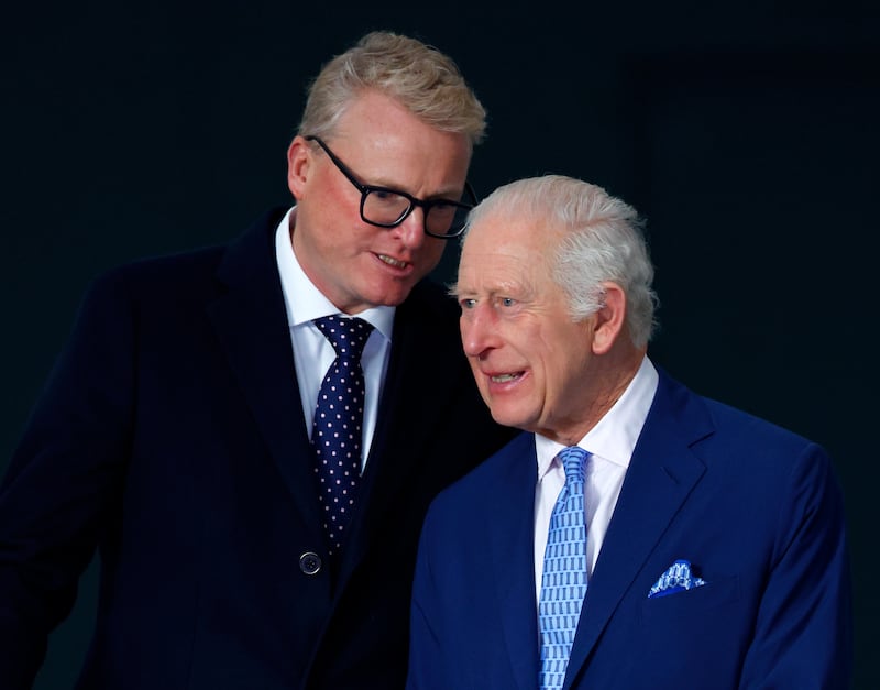 King Charles III and Tobyn Andreae