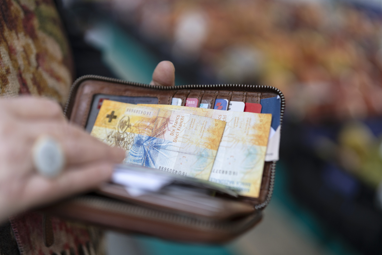wallet with cash