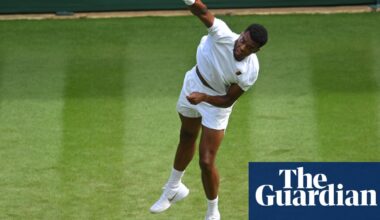 Mpetshi Perricard’s 153mph serve smashes Wimbledon record … but he still loses to Fritz | Wimbledon 2025