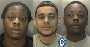 (L-R)  Shomari Mapp aged 22, Aairus Rehman aged 22 and Shaquon Richardson-Bowen aged 21.