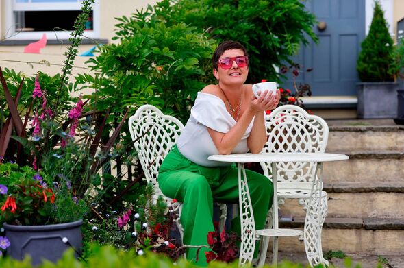 Sian has spent most of her time and budget on transforming the garden