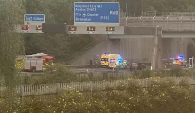 M60 traffic LIVE: Major incident shuts UK motorway with police at scene | UK | News