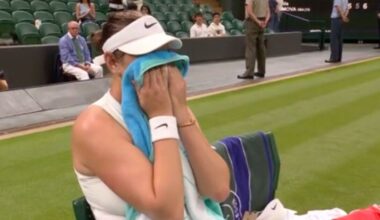 Wimbledon star breaks into tears on court after dropping to world No.442 | Tennis | Sport