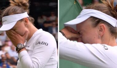 Wimbledon champion left 'glued to bed for days' after crying on court over loss | Tennis | Sport