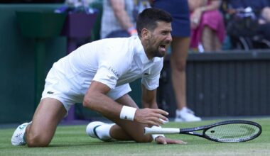 Novak Djokovic makes worrying comment after nasty fall as Wimbledon hopes rocked | Tennis | Sport