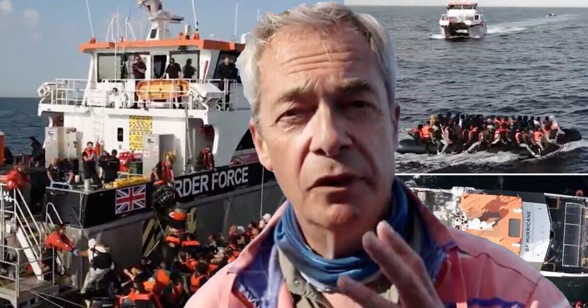 Nigel Farage loses it as he watches migrant boats arrive in UK | Politics | News