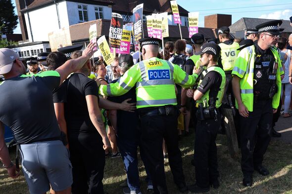 Immigrant Hotel Protest