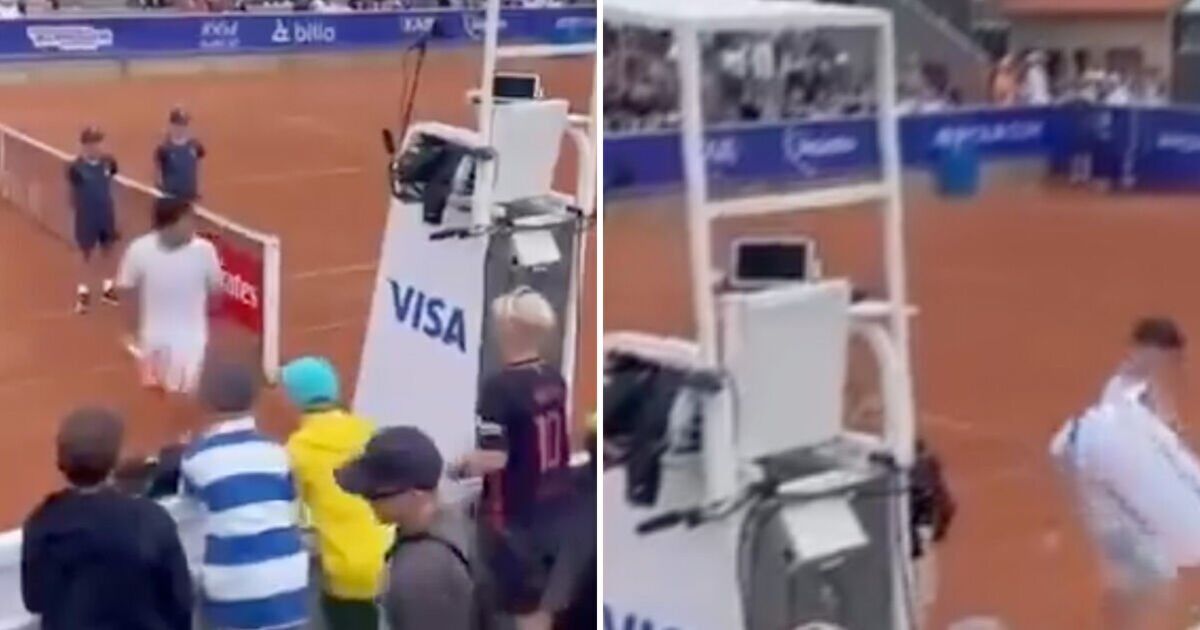 Wimbledon quarter-finalist in angry on-court row as opponent told 'see you outside' | Tennis | Sport