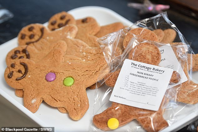 The Cottage Bakery, based in Blackpool, was blasted online as some claimed it was promoting a 'woke agenda' when it sold 'non-binary gingerbread people' back in 2022