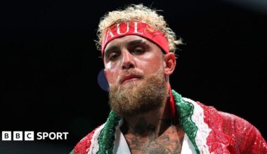 Jake Paul following his win over Julio Cesar Chavez Jr