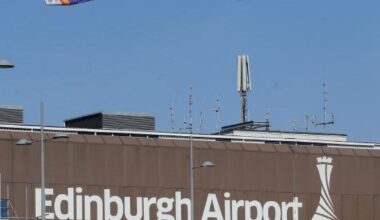 Edinburgh airport flights delayed after drone spotted