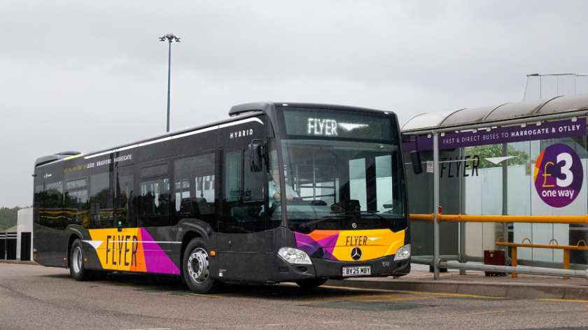 Bus firm launches £3.5million hybrid fleet to Leeds Bradford Airport