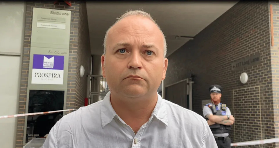 Labour MP Neil Coyle was at the property on Tuesday (ES)