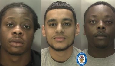 (L-R)  Shomari Mapp aged 22, Aairus Rehman aged 22 and Shaquon Richardson-Bowen aged 21.