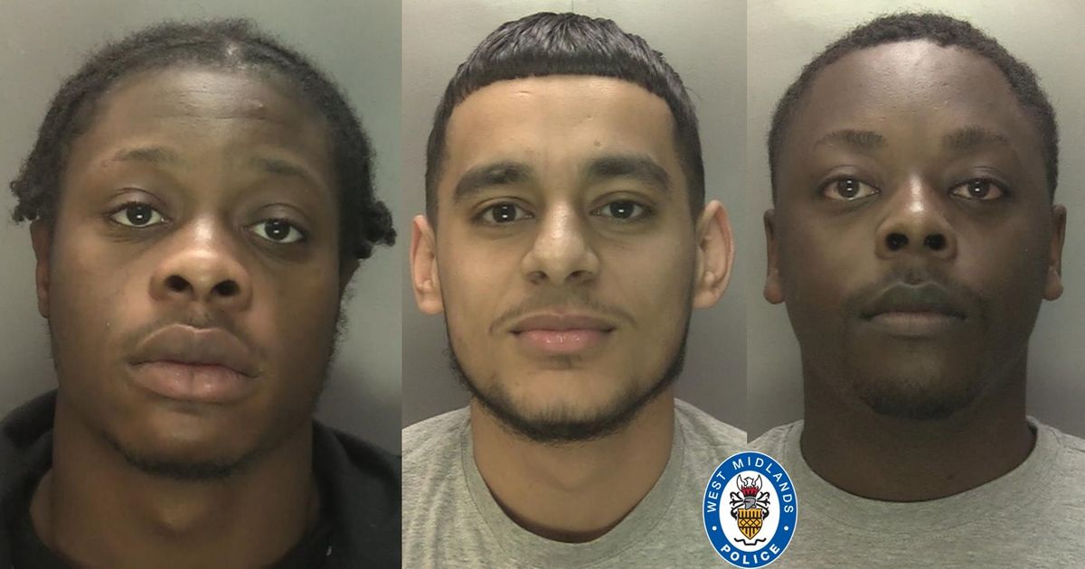 (L-R)  Shomari Mapp aged 22, Aairus Rehman aged 22 and Shaquon Richardson-Bowen aged 21.